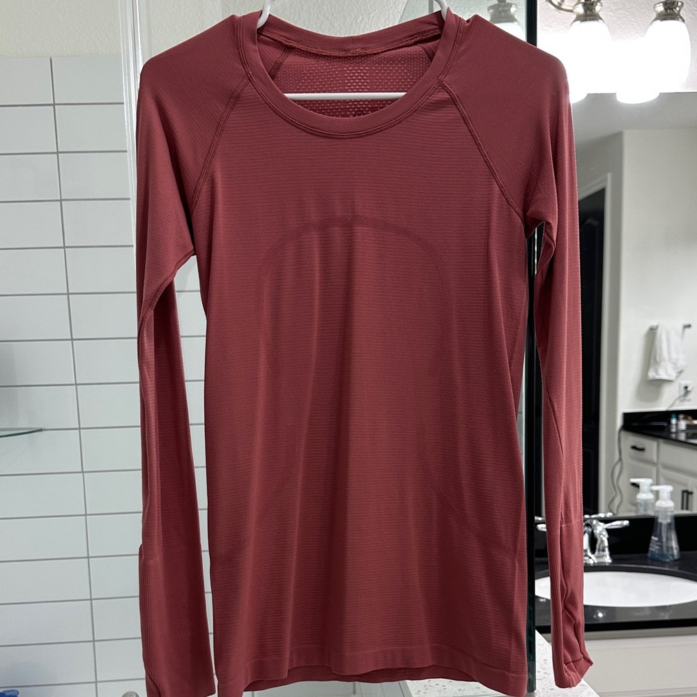 lululemon athletica Long Sleeve Top - Dusty Rose